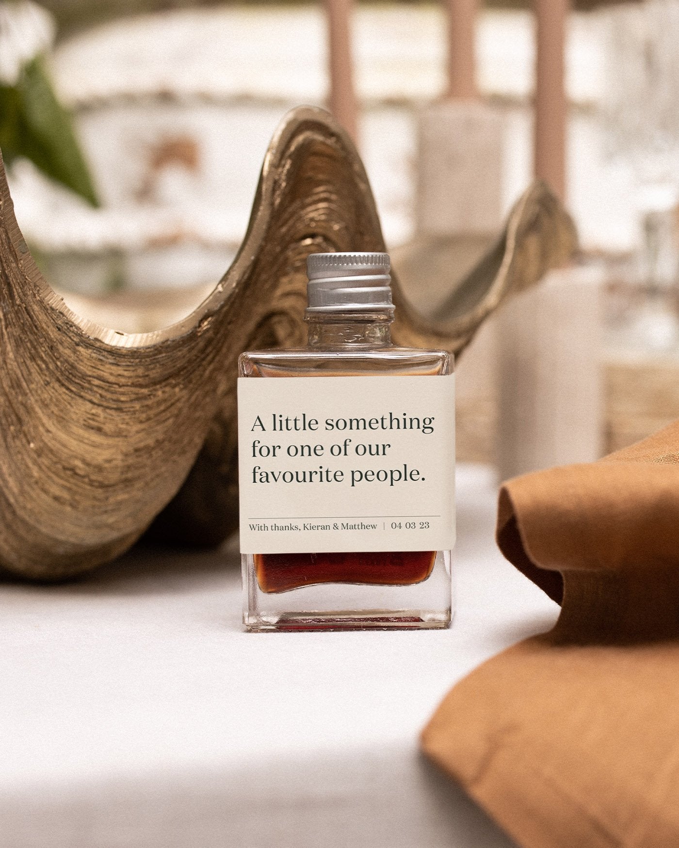 Peppermint Press On the Day Narrative Favour Labels