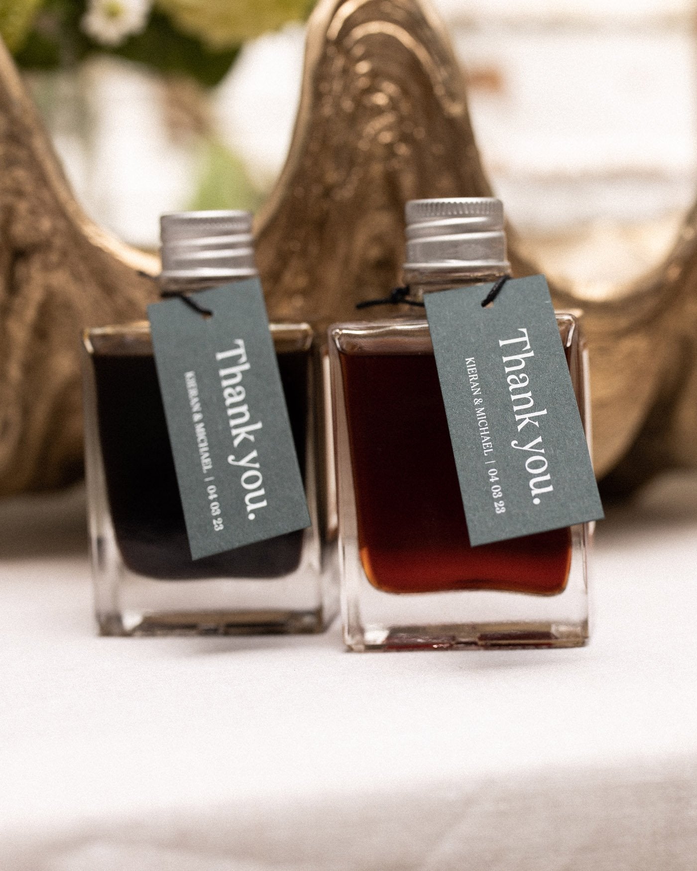 Peppermint Press On the Day Narrative Favour Tag