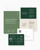 Peppermint Press Stationery Suite Narrative Five Card Package