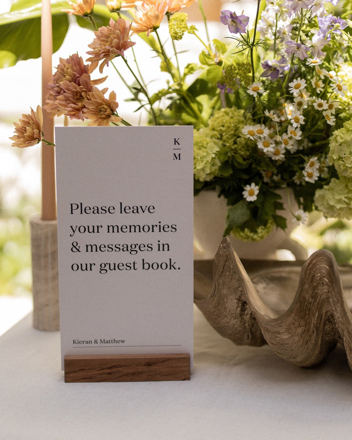 Peppermint Press On the Day Narrative Medium Signage