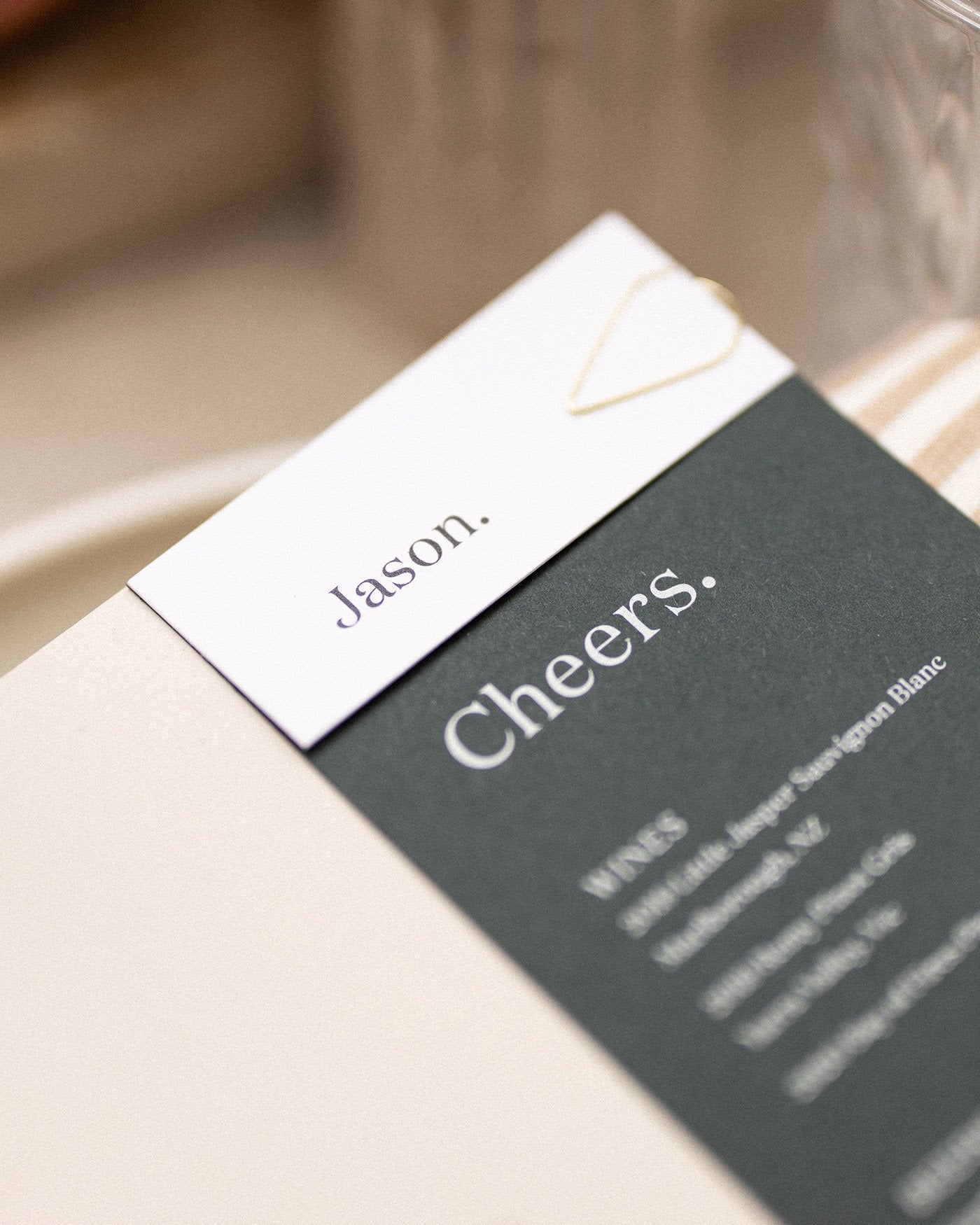 Peppermint Press On the Day Narrative Menu Package