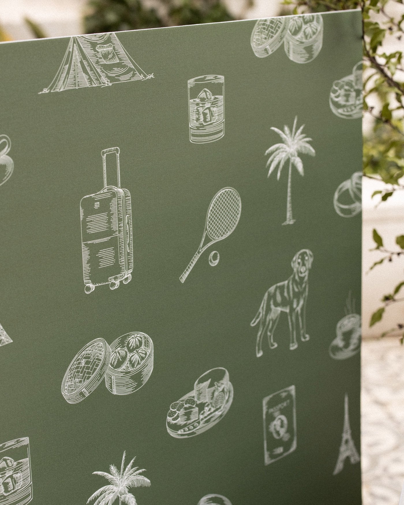 Peppermint Press On the Day Narrative Welcome Sign