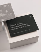 Peppermint Press Stationery Suite Narrative Save the Date