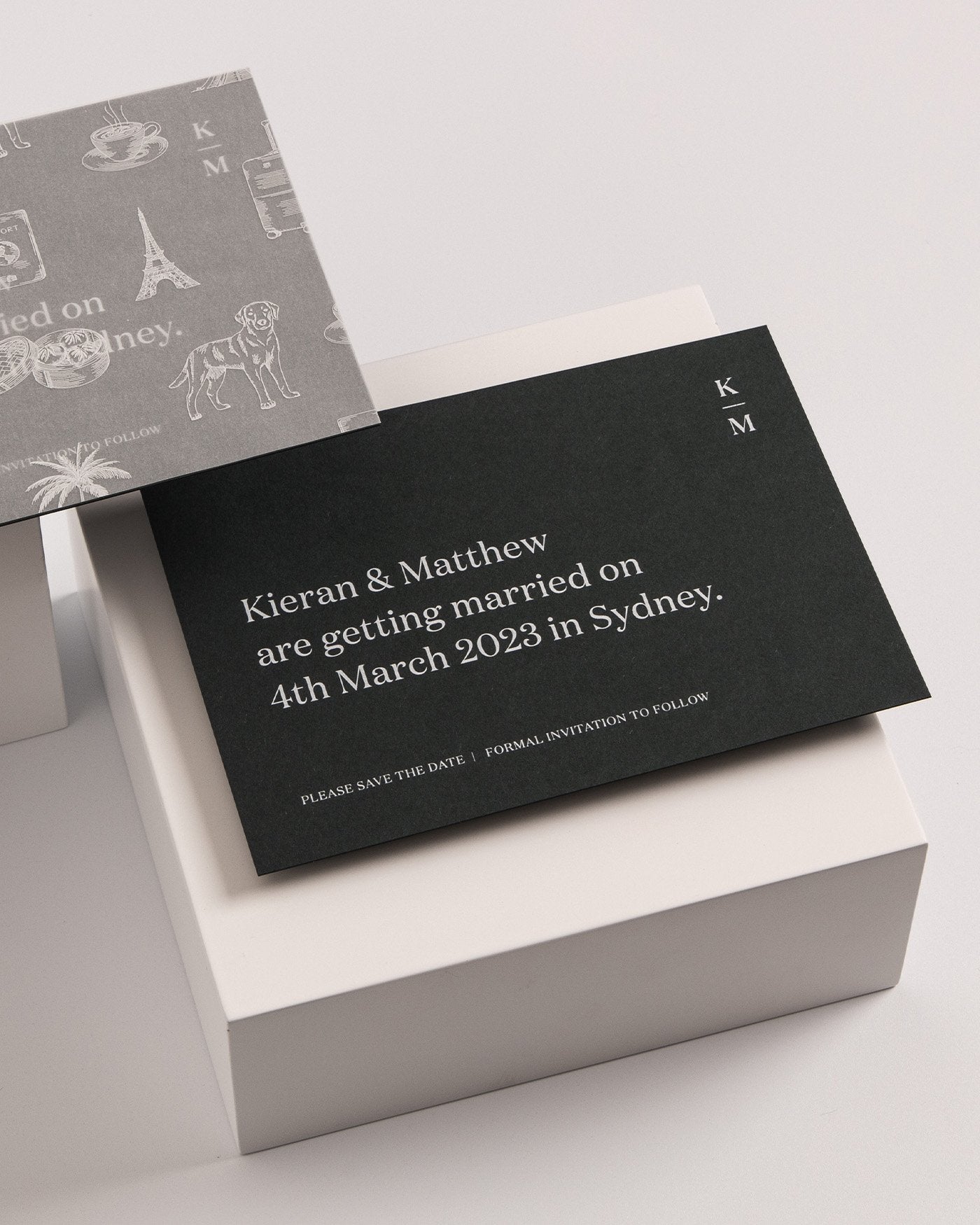 Peppermint Press Stationery Suite Narrative Save the Date