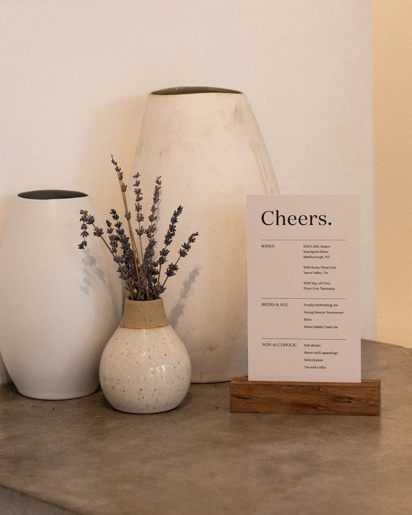 Peppermint Press On the Day Narrative Bar Sign