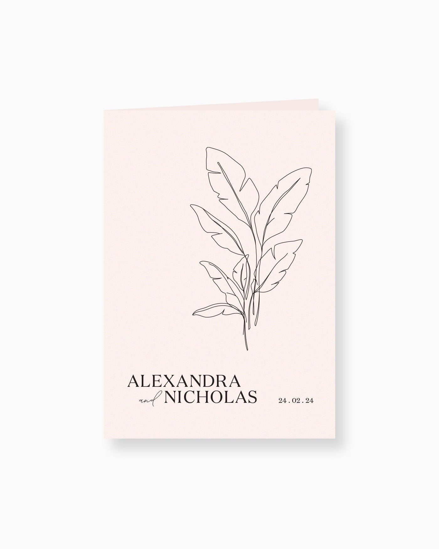 Peppermint Press On the Day Palms Ceremony Booklet