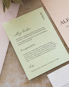 Peppermint Press Stationery Suite Palms Save the Date
