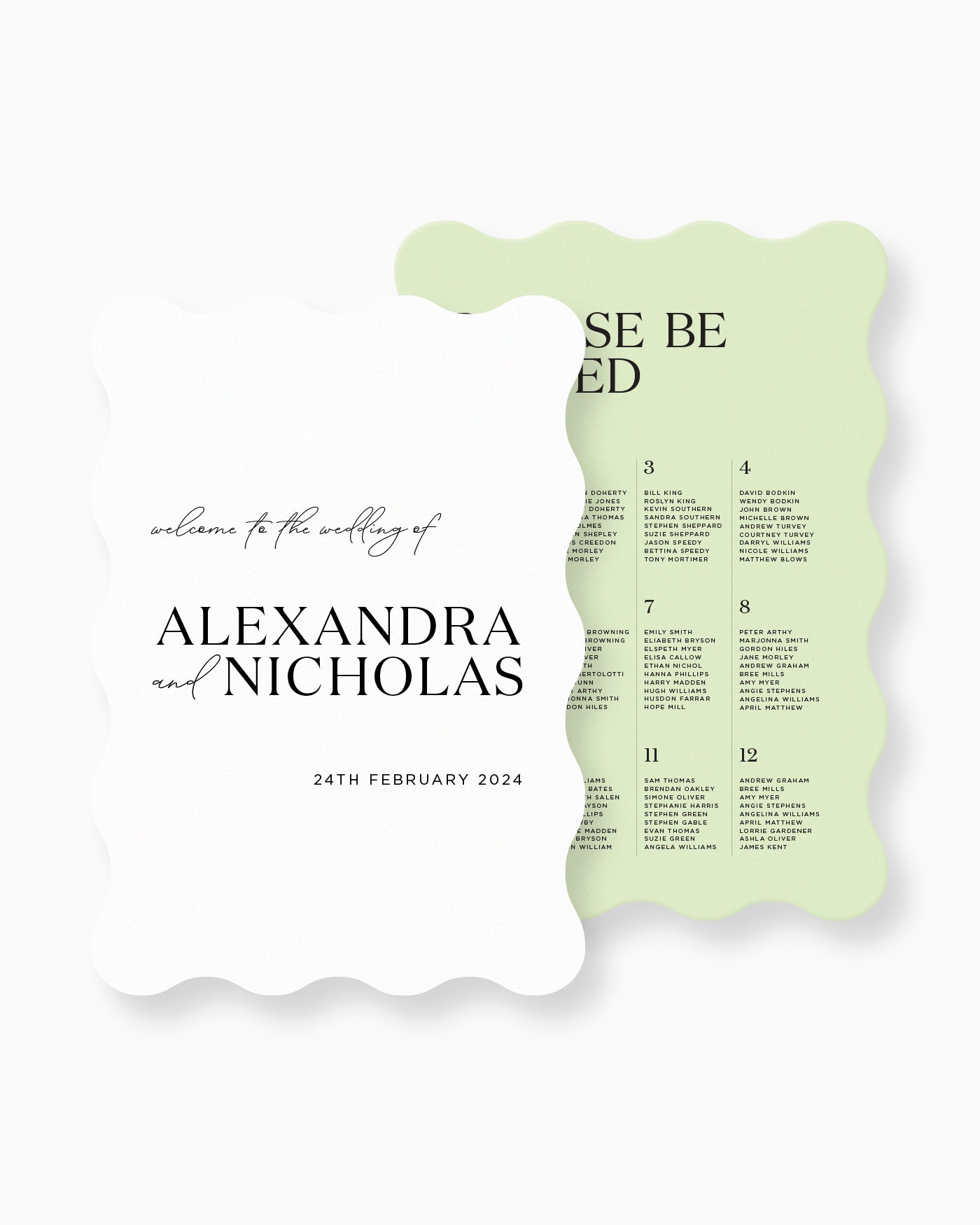 Peppermint Press On the Day Palms Large Signage Package