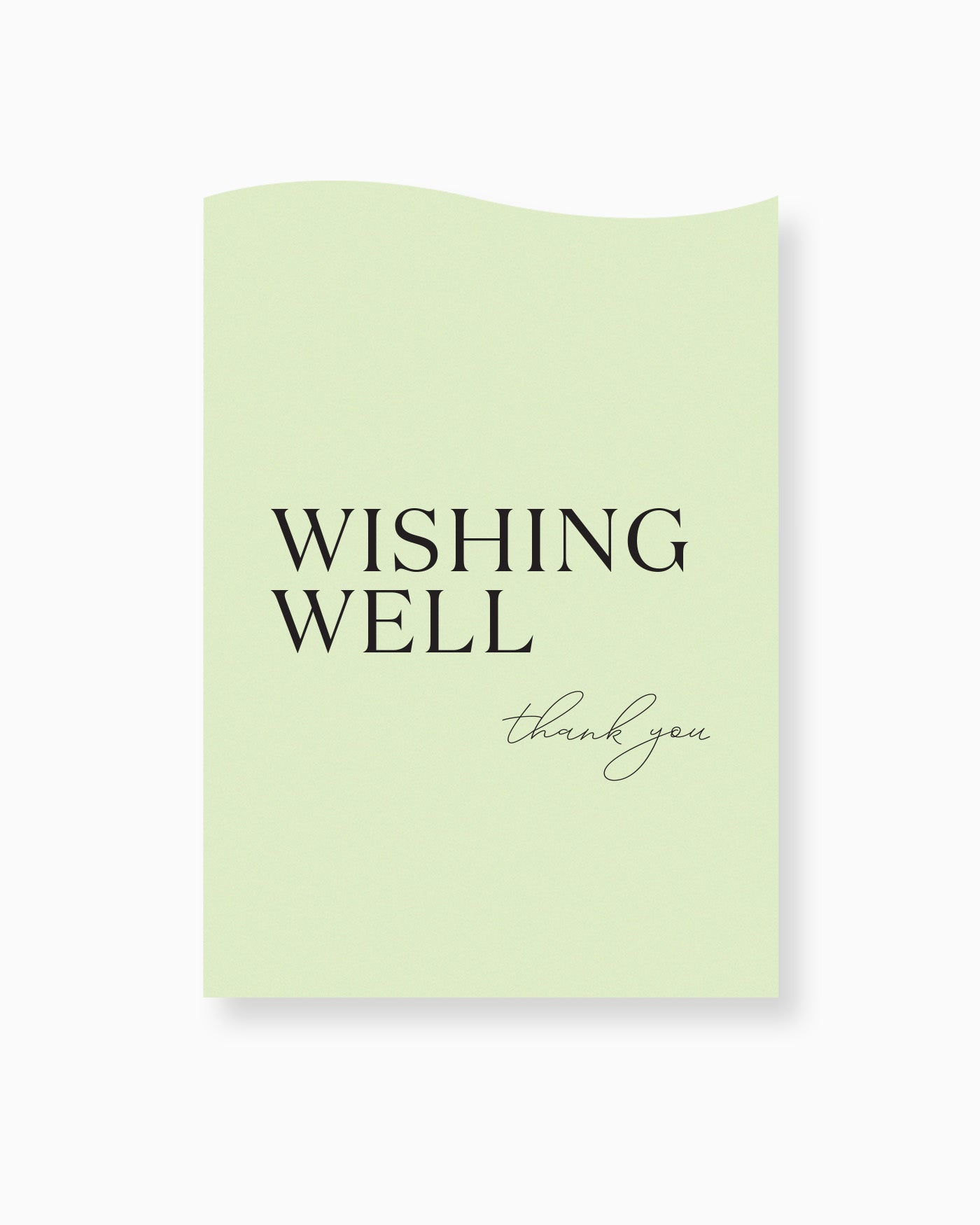 Peppermint Press On the Day Palms Medium Signage