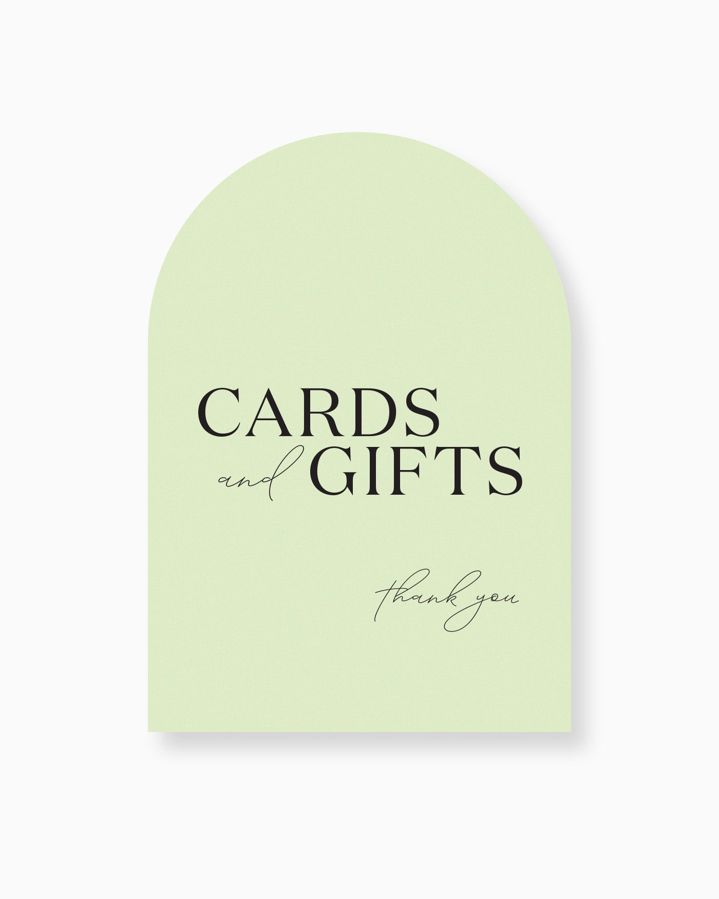 Peppermint Press On the Day Palms Medium Signage