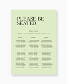 Peppermint Press On the Day Palms Seating Chart