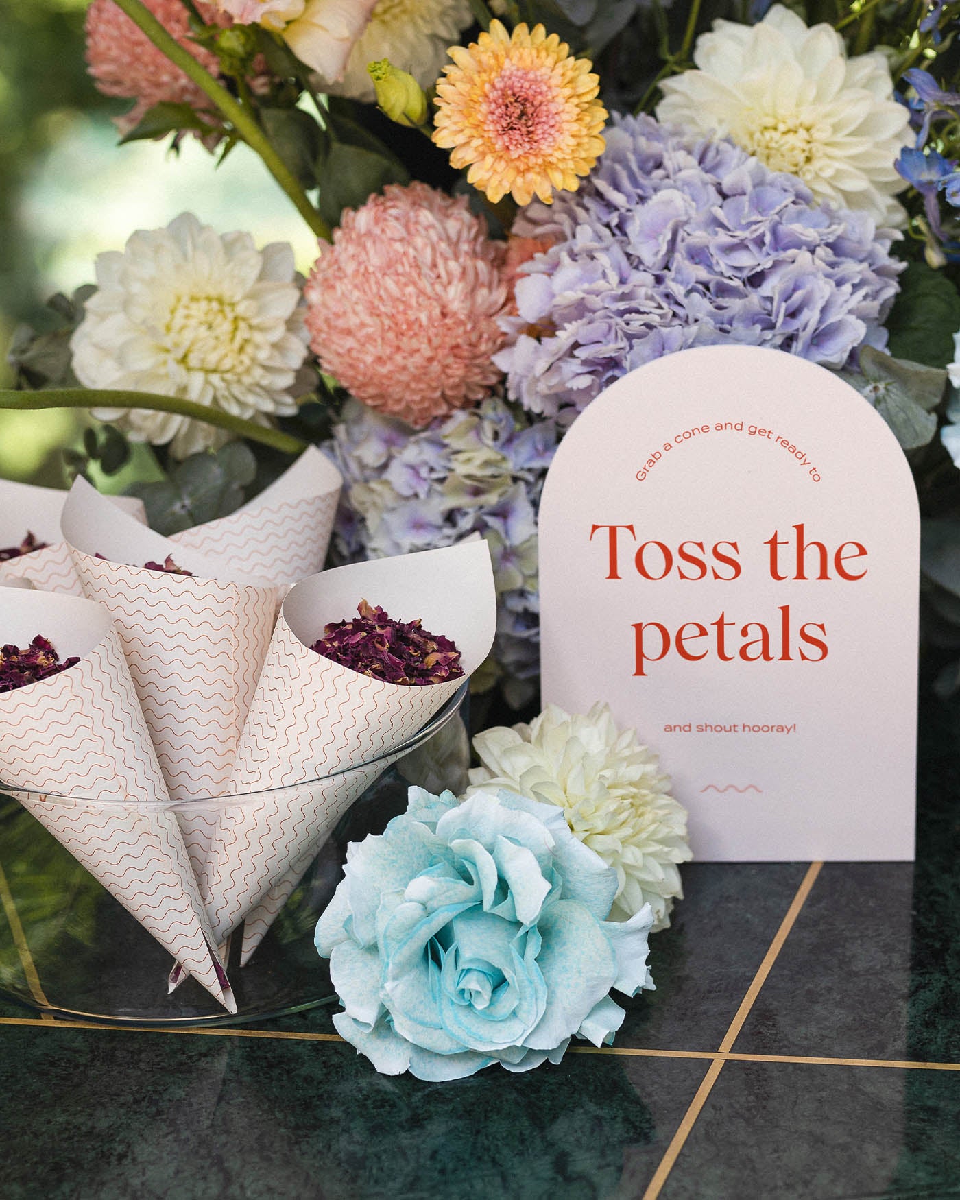 Peppermint Press On the Day Wave Small Signage Package