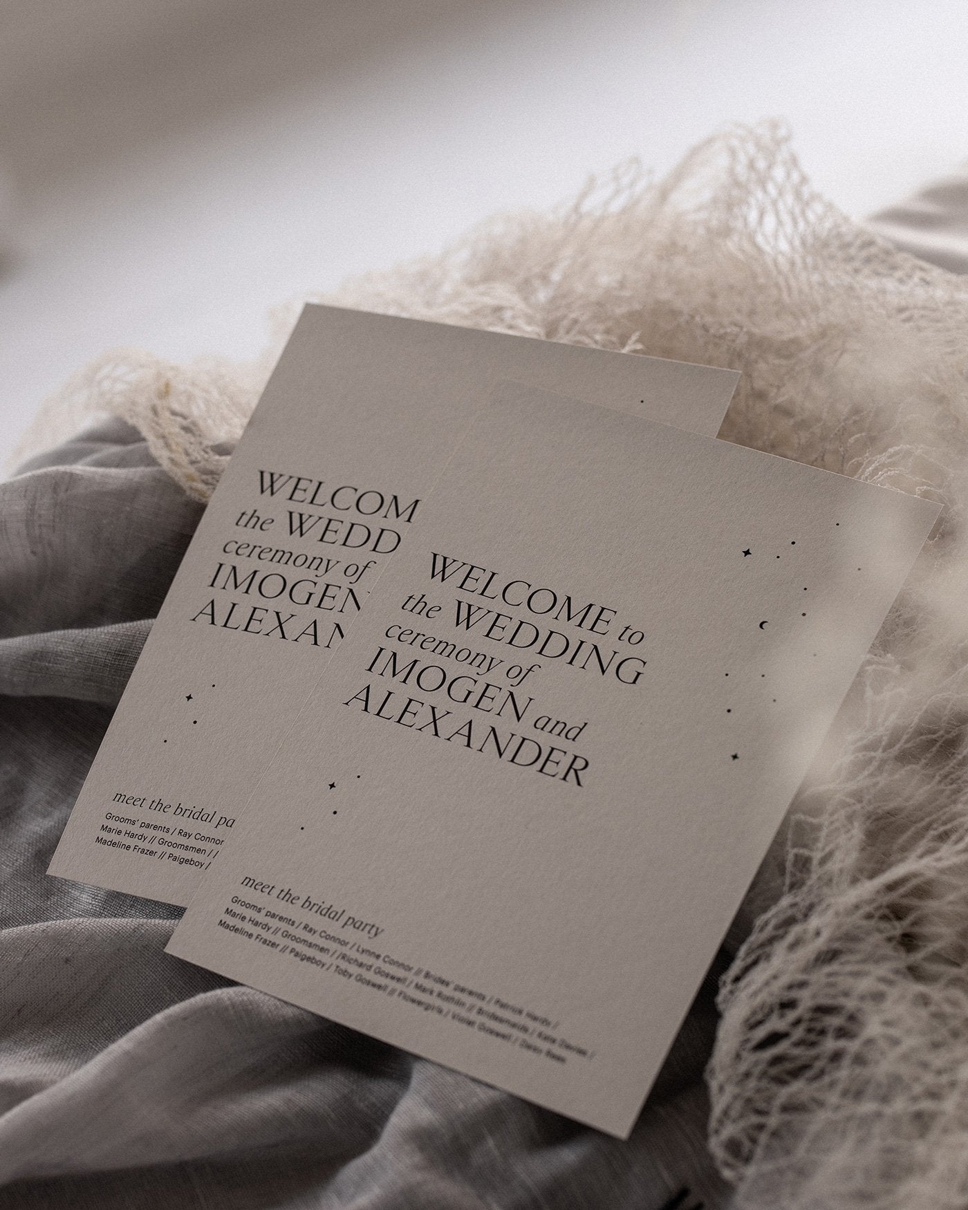 Peppermint Press On the Day Luna Order of Service