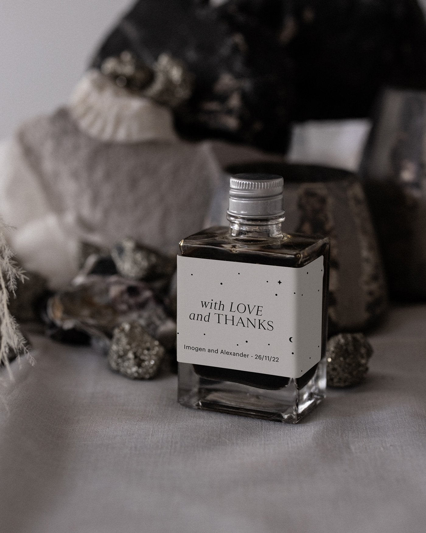 Peppermint Press On the Day Luna Favour Labels