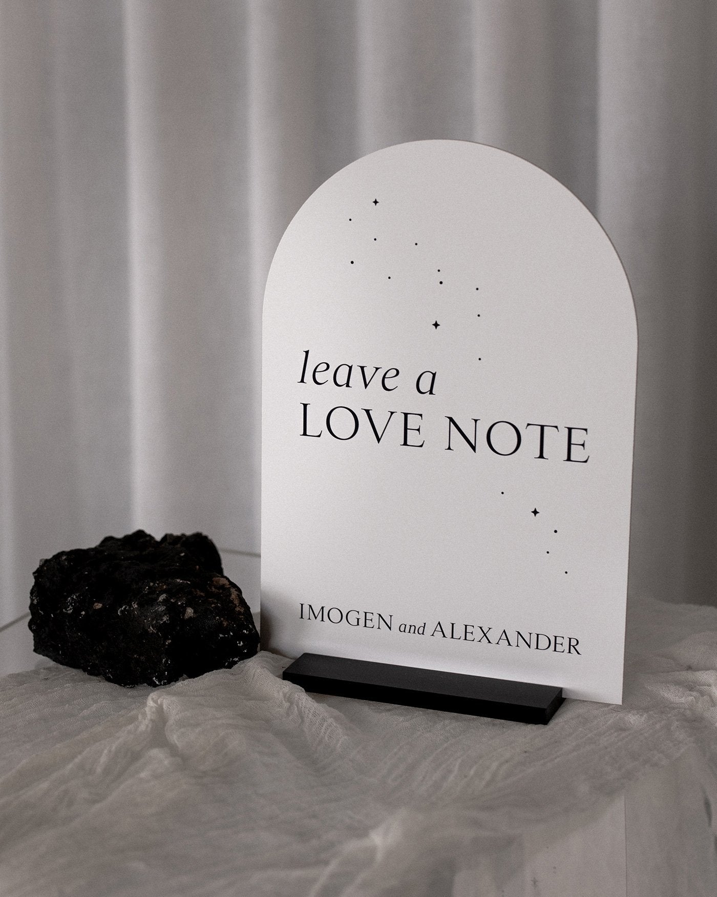 Peppermint Press On the Day Luna Medium Signage