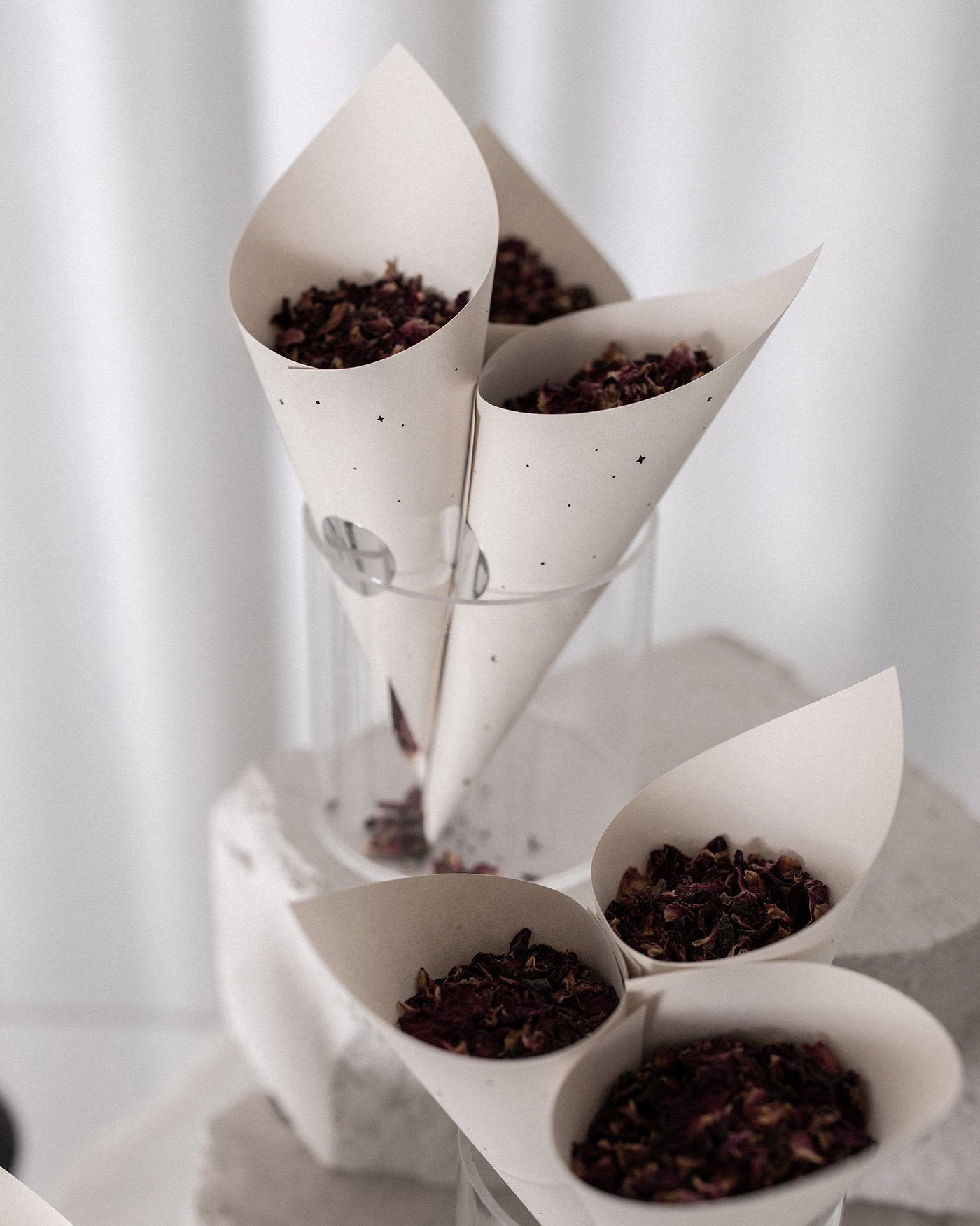 Peppermint Press On the Day Luna Petal Cones