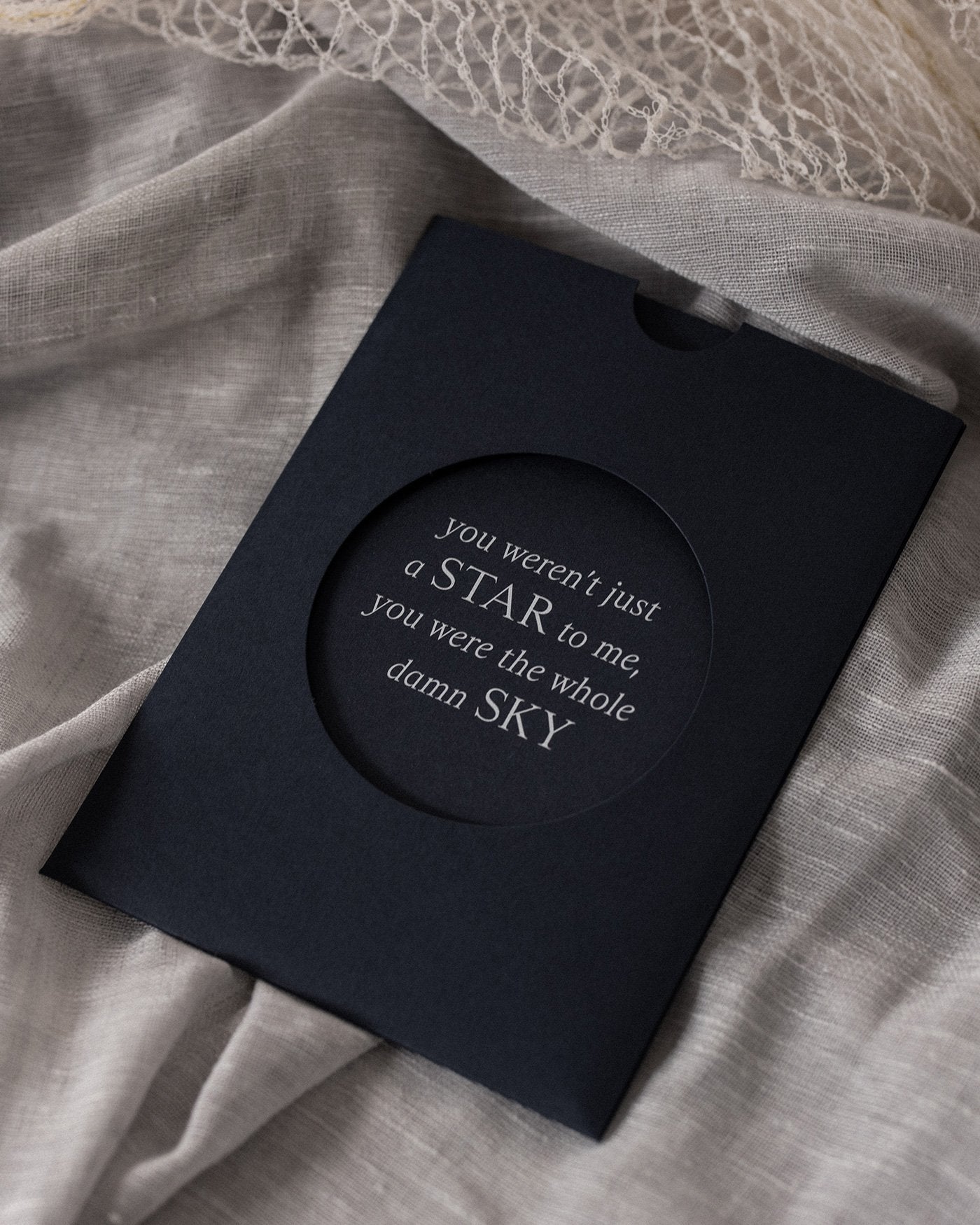 Peppermint Press Stationery Suite Luna Invitation Pocket