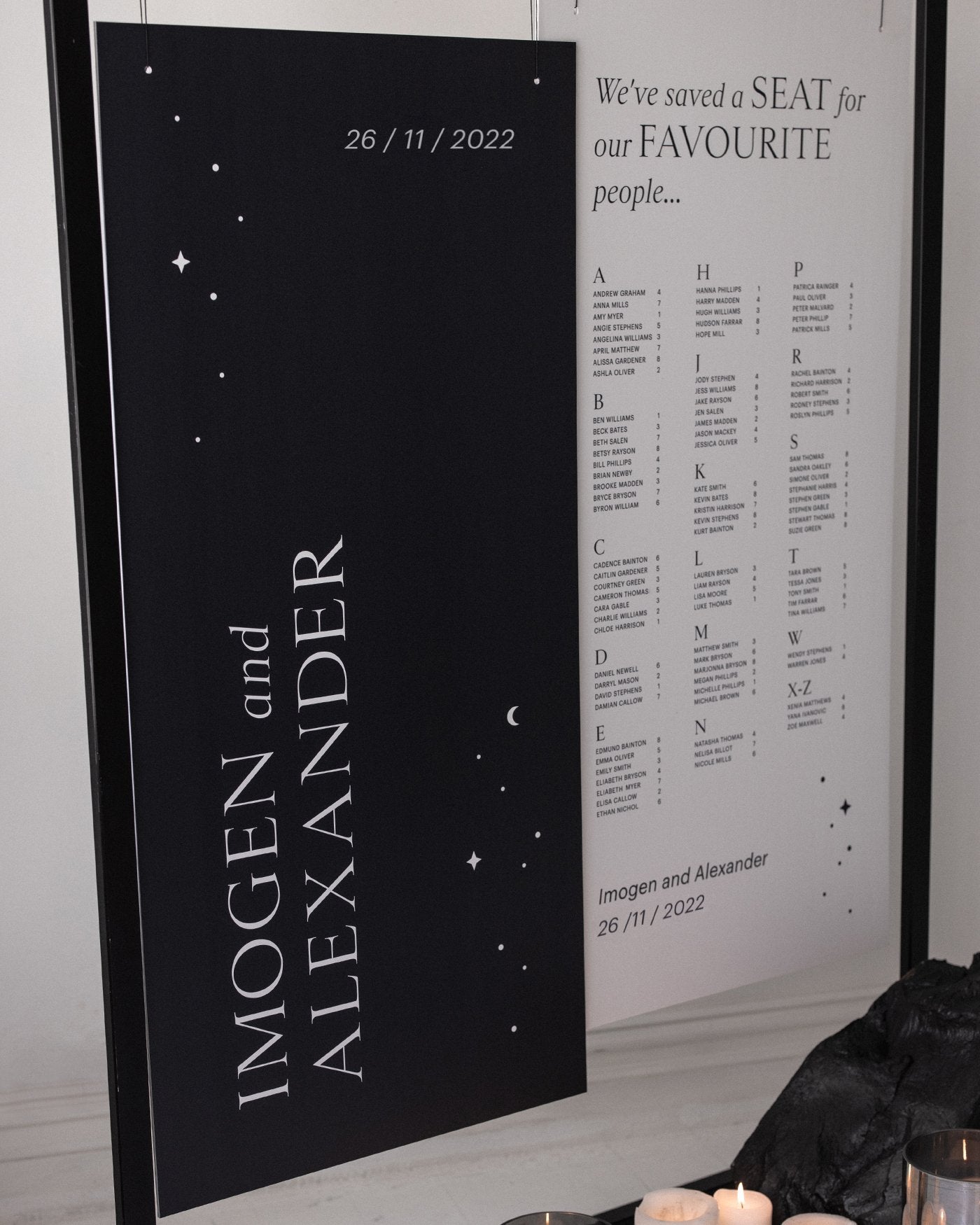 Peppermint Press On the Day Luna Welcome Sign