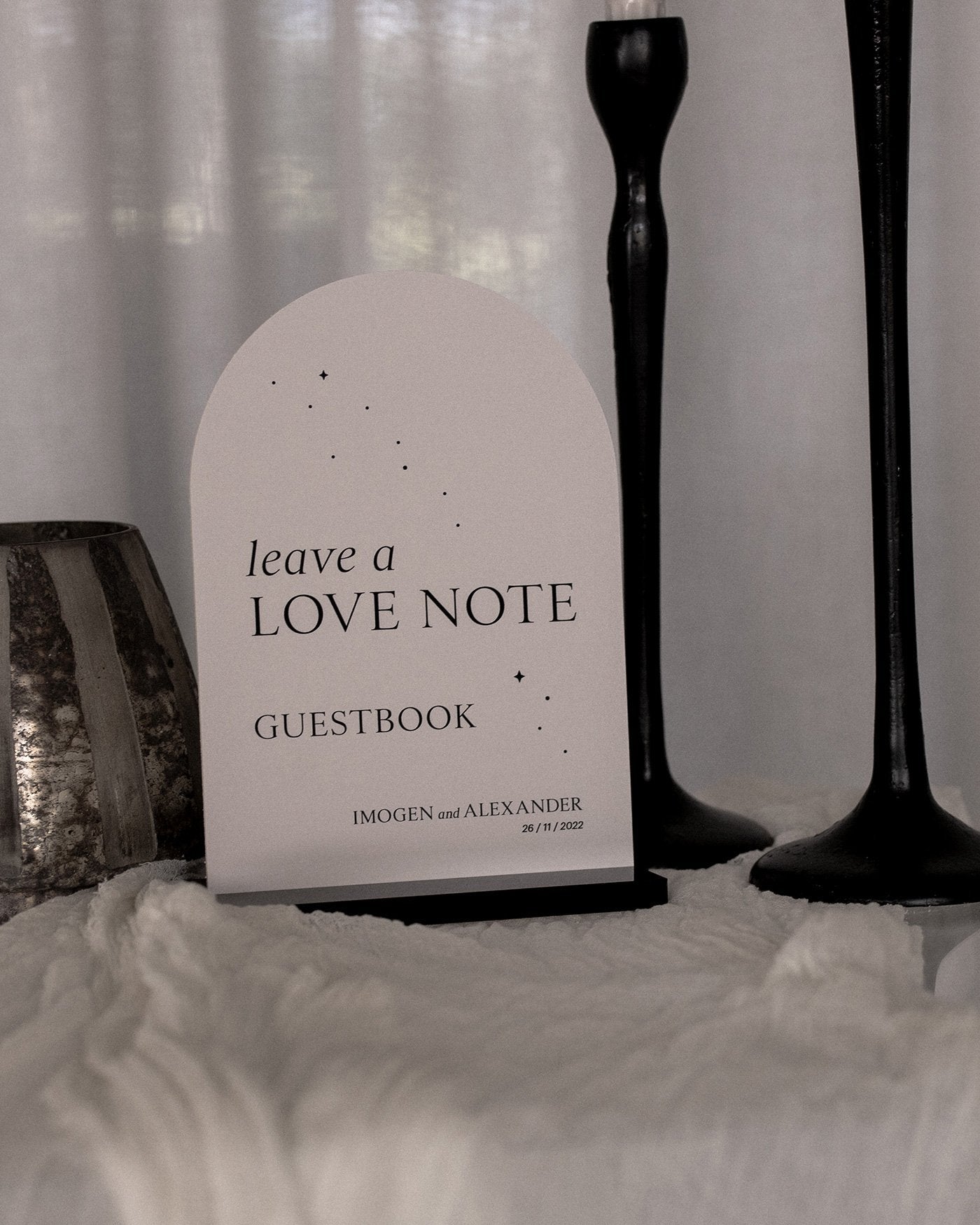 Peppermint Press On the Day Luna Small Signage