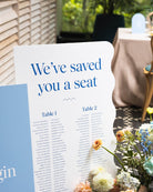 Peppermint Press On the Day Wave Seating Chart