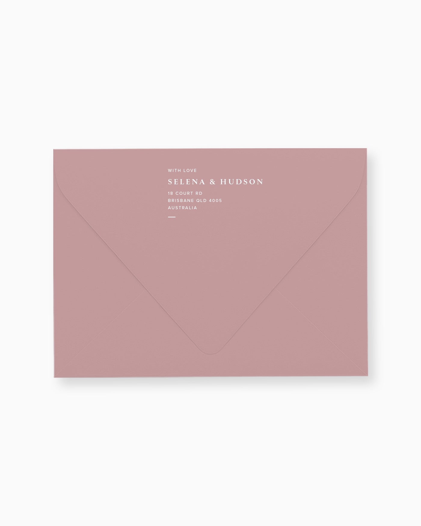Peppermint Press Stationery Suite Selena Envelope Printing