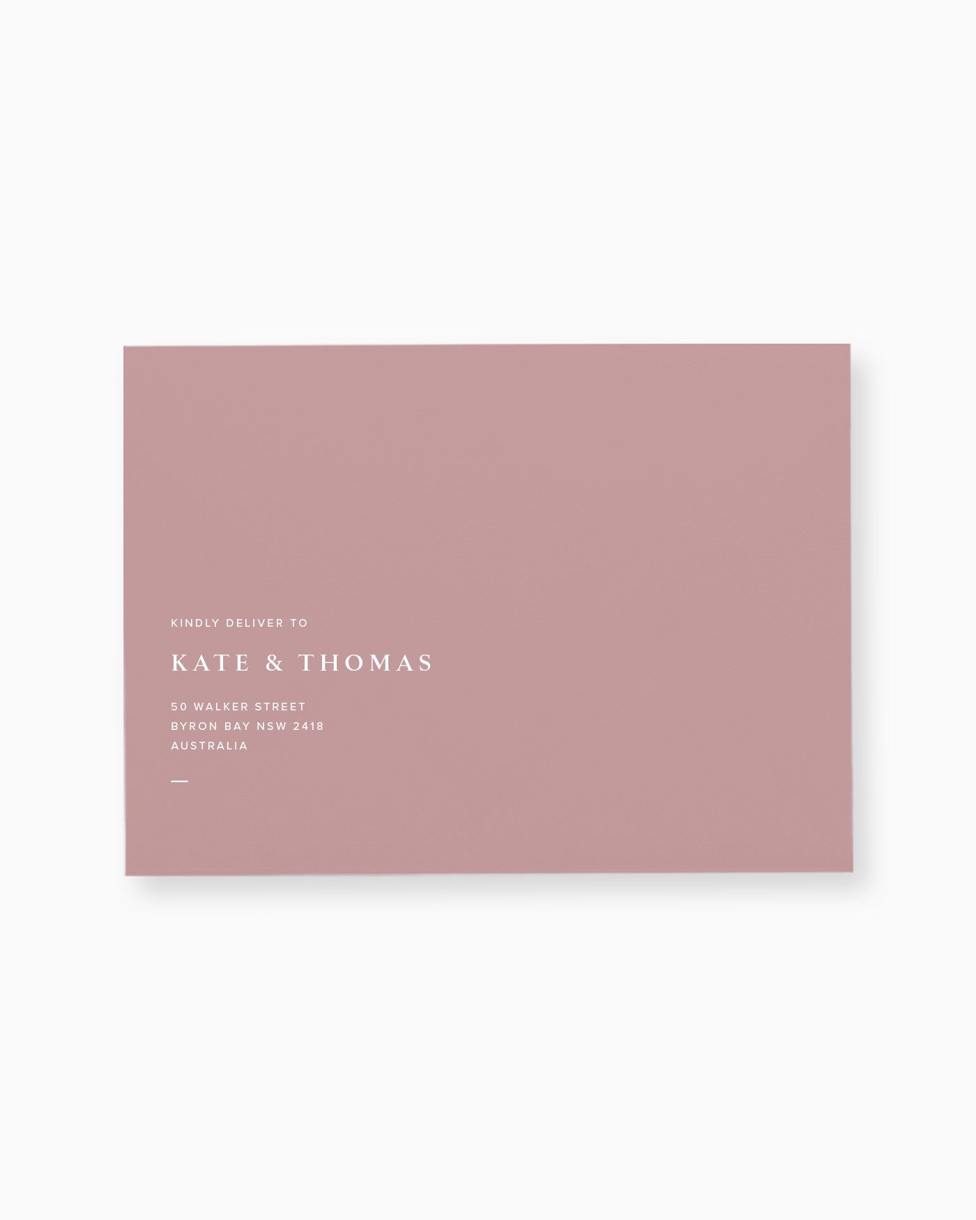 Peppermint Press Stationery Suite Selena Envelope Printing