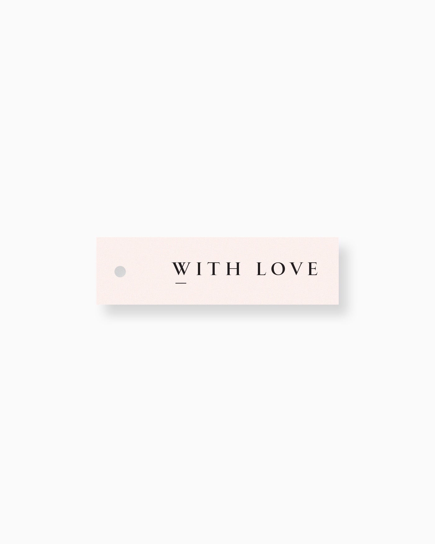 Peppermint Press On the Day Selena Favour Tag