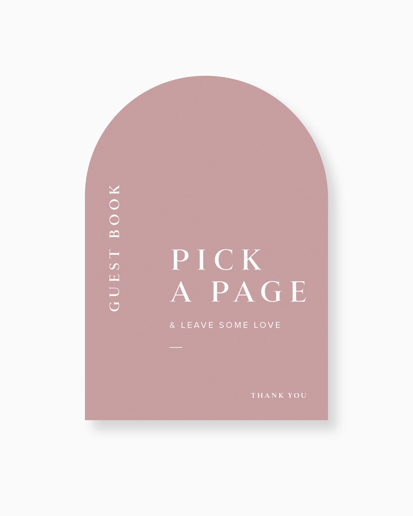 Peppermint Press On the Day Selena Medium Signage