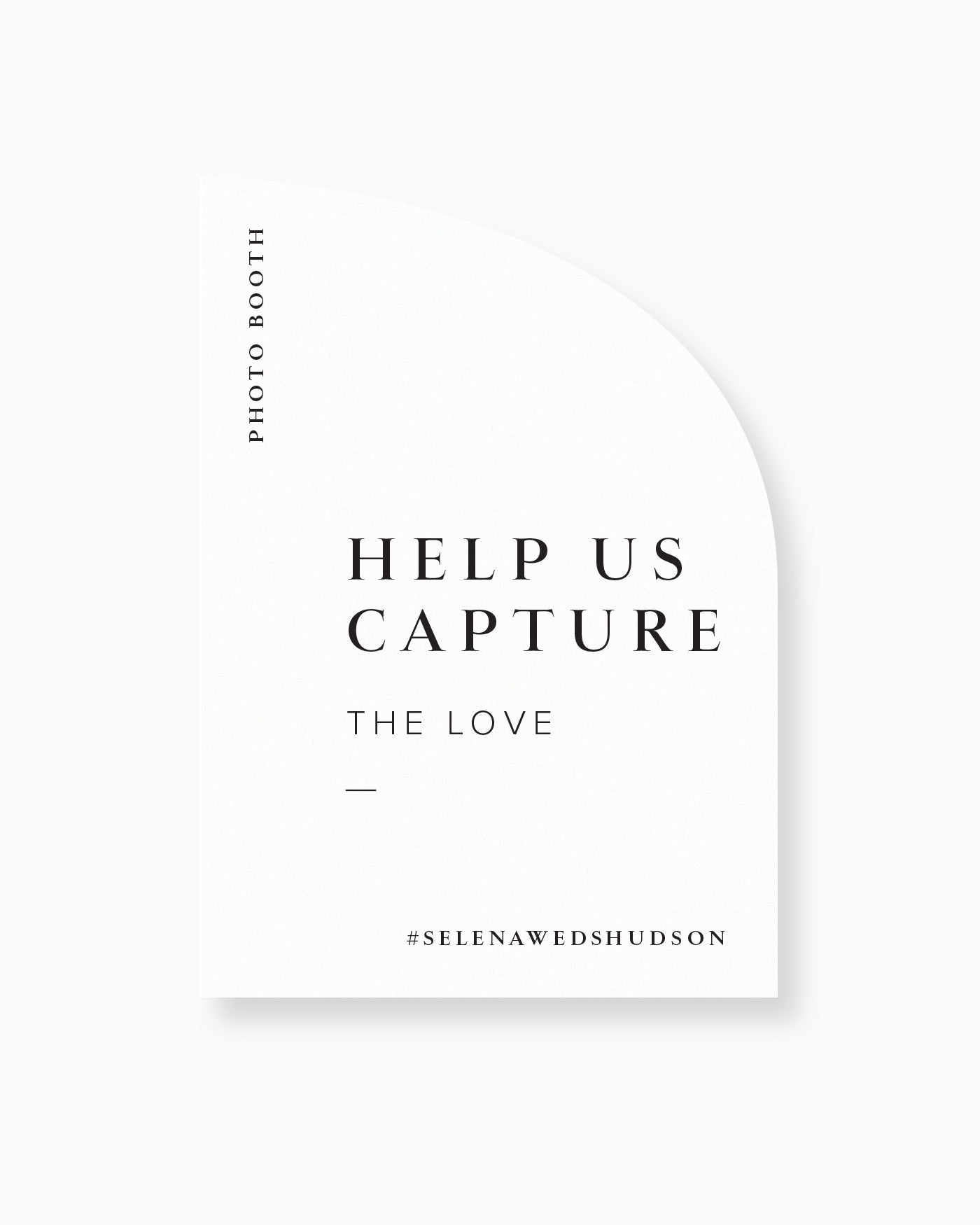 Peppermint Press On the Day Selena Medium Signage