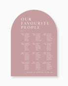 Peppermint Press On the Day Selena Seating Chart