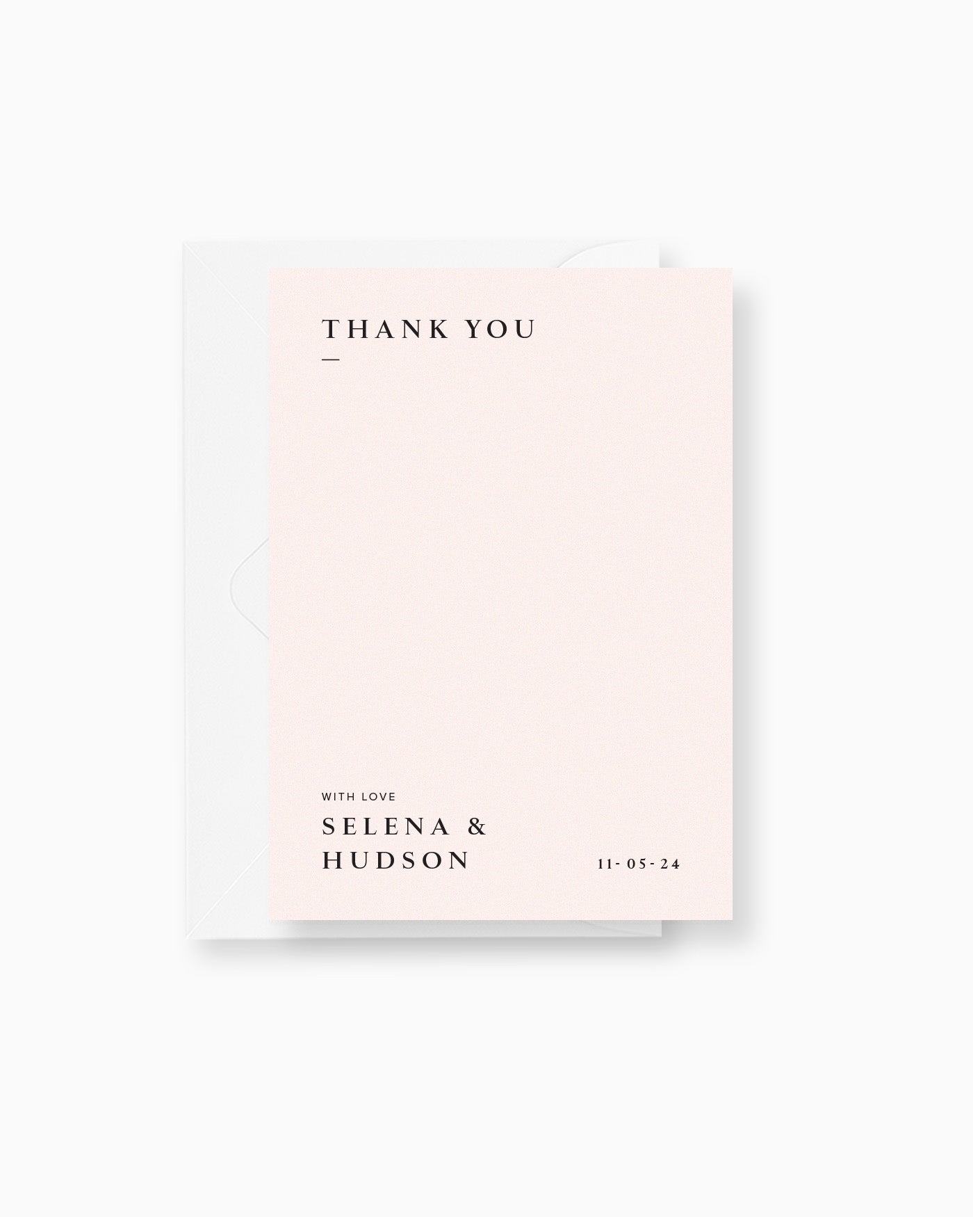 Peppermint Press Stationery Suite Selena Thank you Card