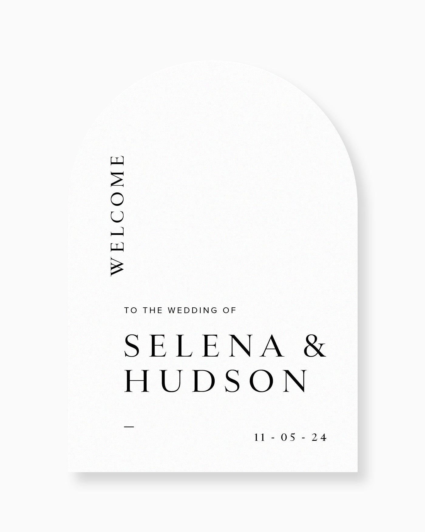 Peppermint Press On the Day Selena Welcome Sign