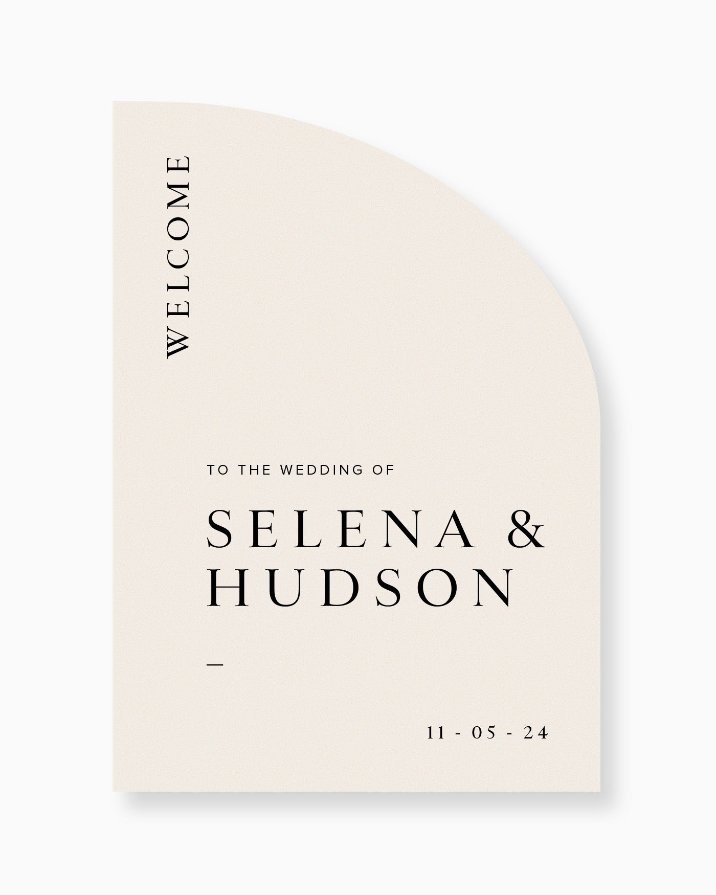 Peppermint Press On the Day Selena Welcome Sign