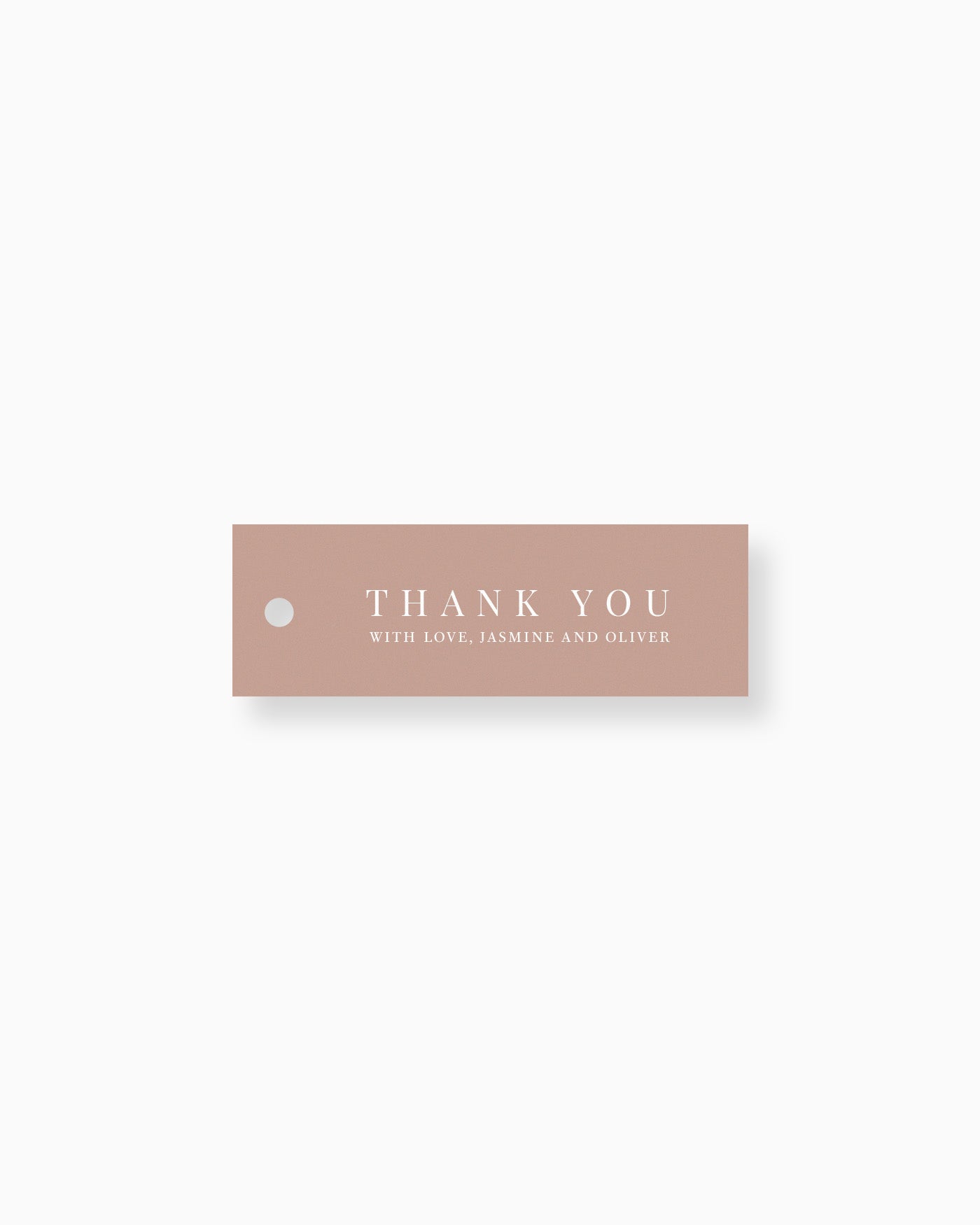 Peppermint Press On the Day Soleil Favour Tag