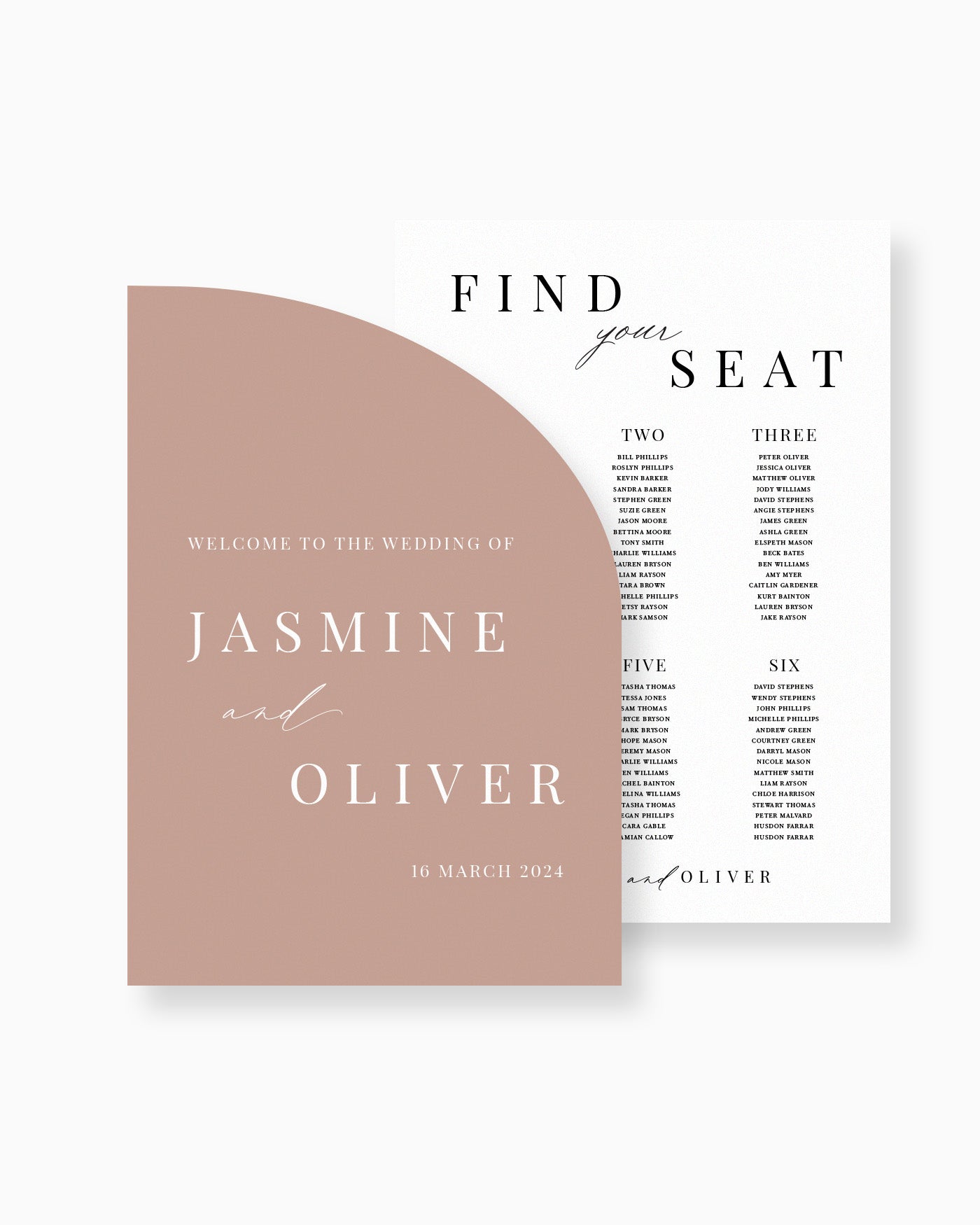 Peppermint Press On the Day Soleil Large Signage Package