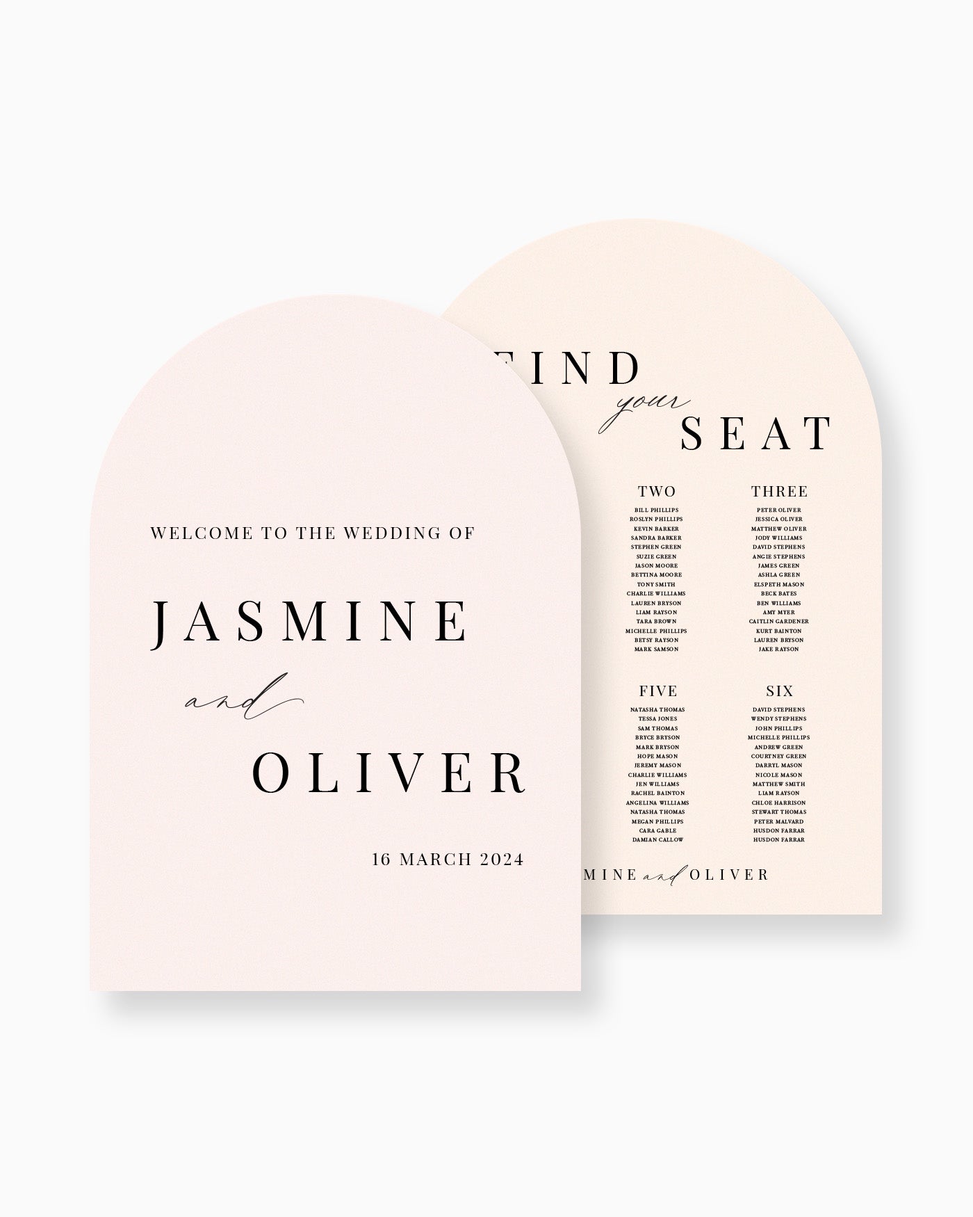 Peppermint Press On the Day Soleil Large Signage Package