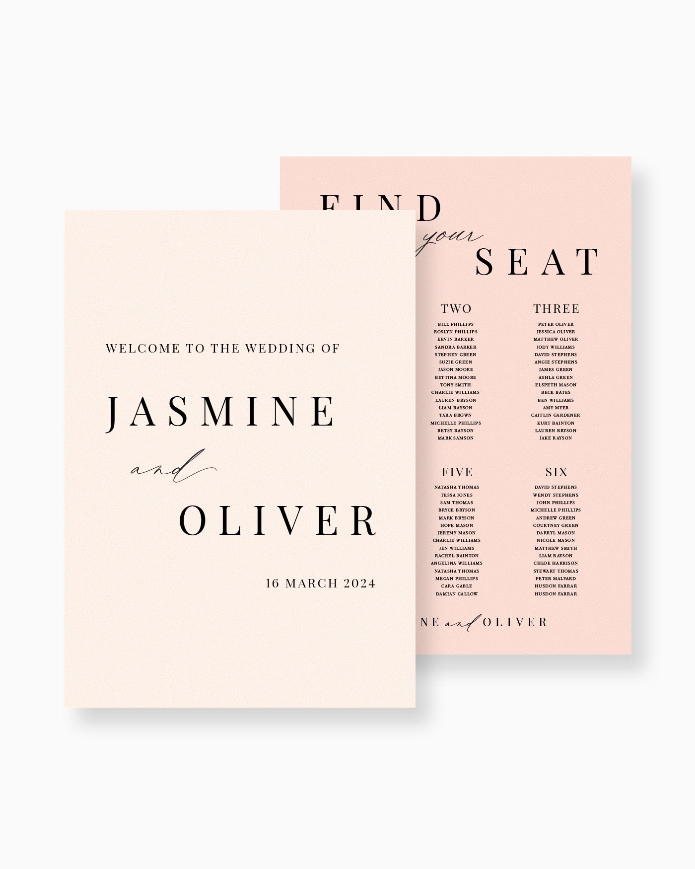 Peppermint Press On the Day Soleil Large Signage Package