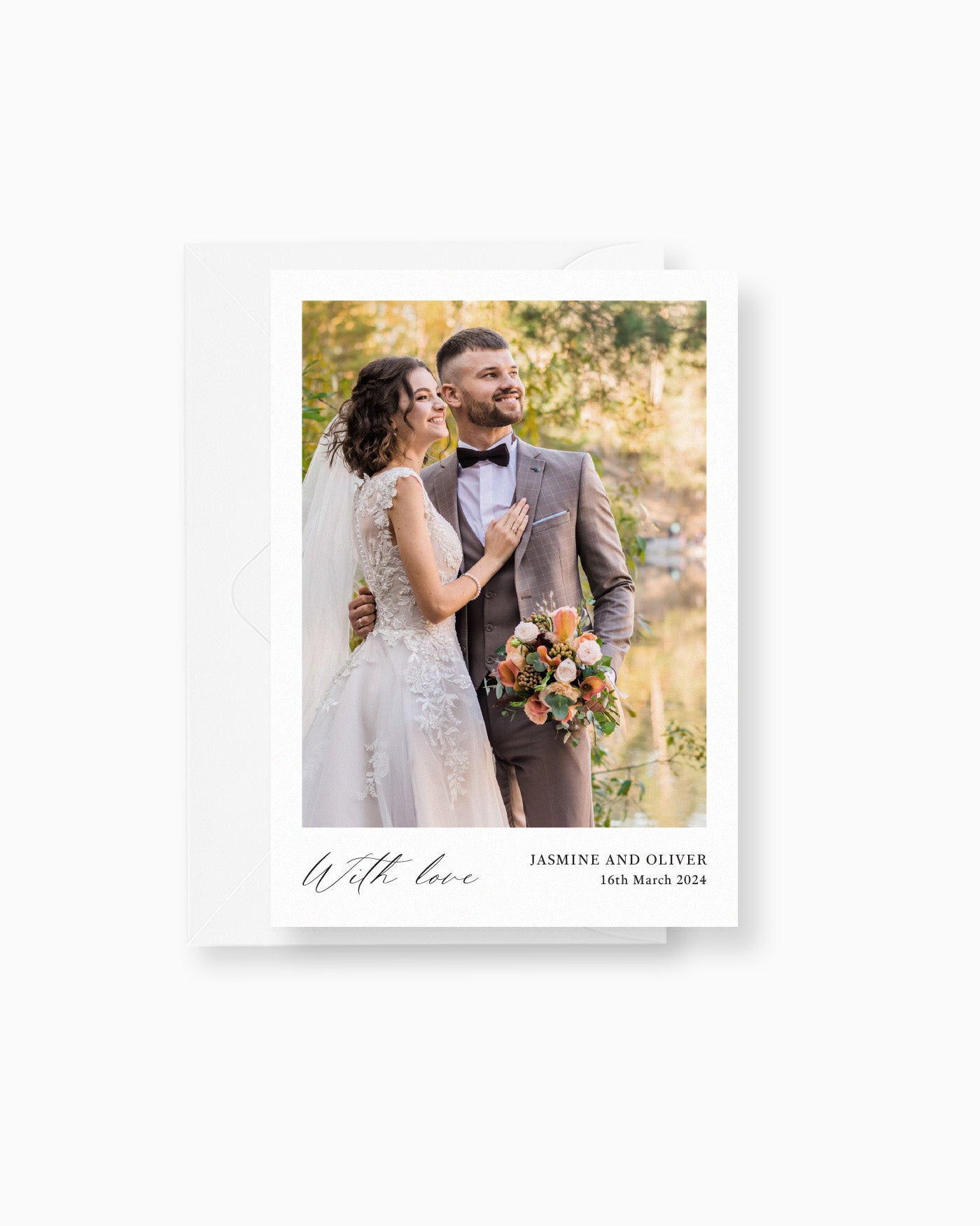 Peppermint Press Stationery Suite Soleil Photo Thank you Card