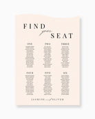 Peppermint Press On the Day Soleil Seating Chart