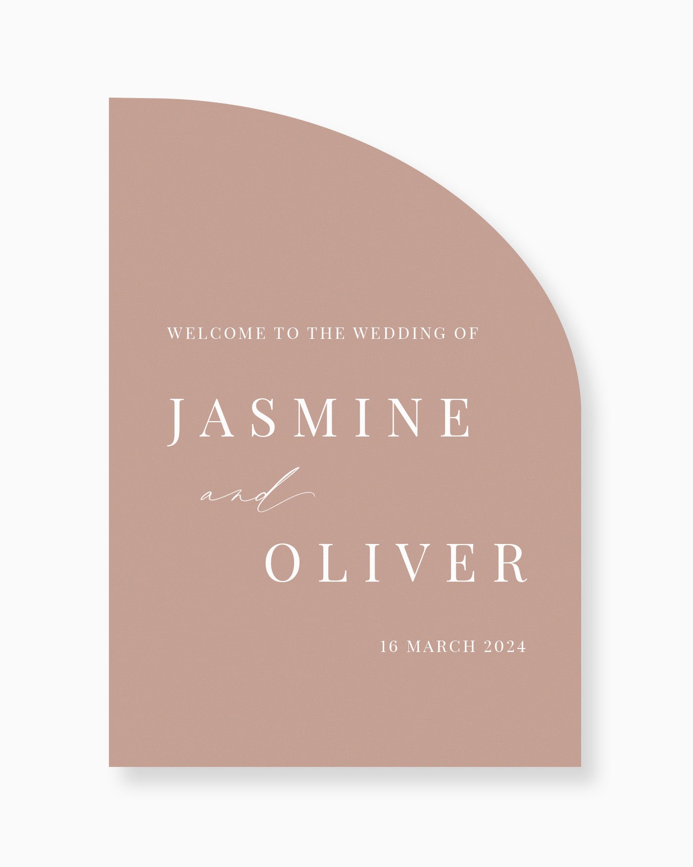 Peppermint Press On the Day Soleil Welcome Sign