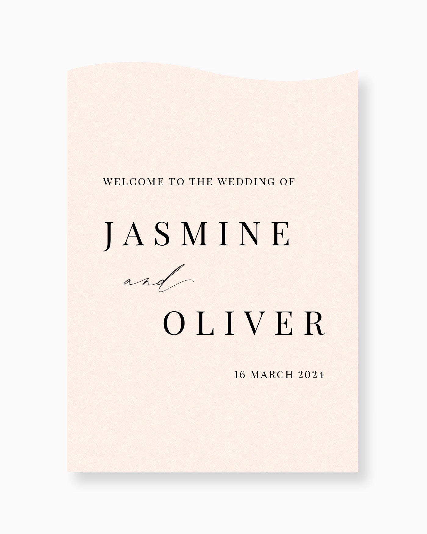 Peppermint Press On the Day Soleil Welcome Sign