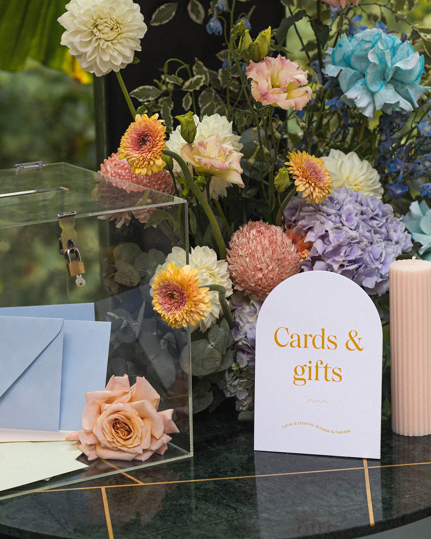 Peppermint Press On the Day Wave Small Signage Package