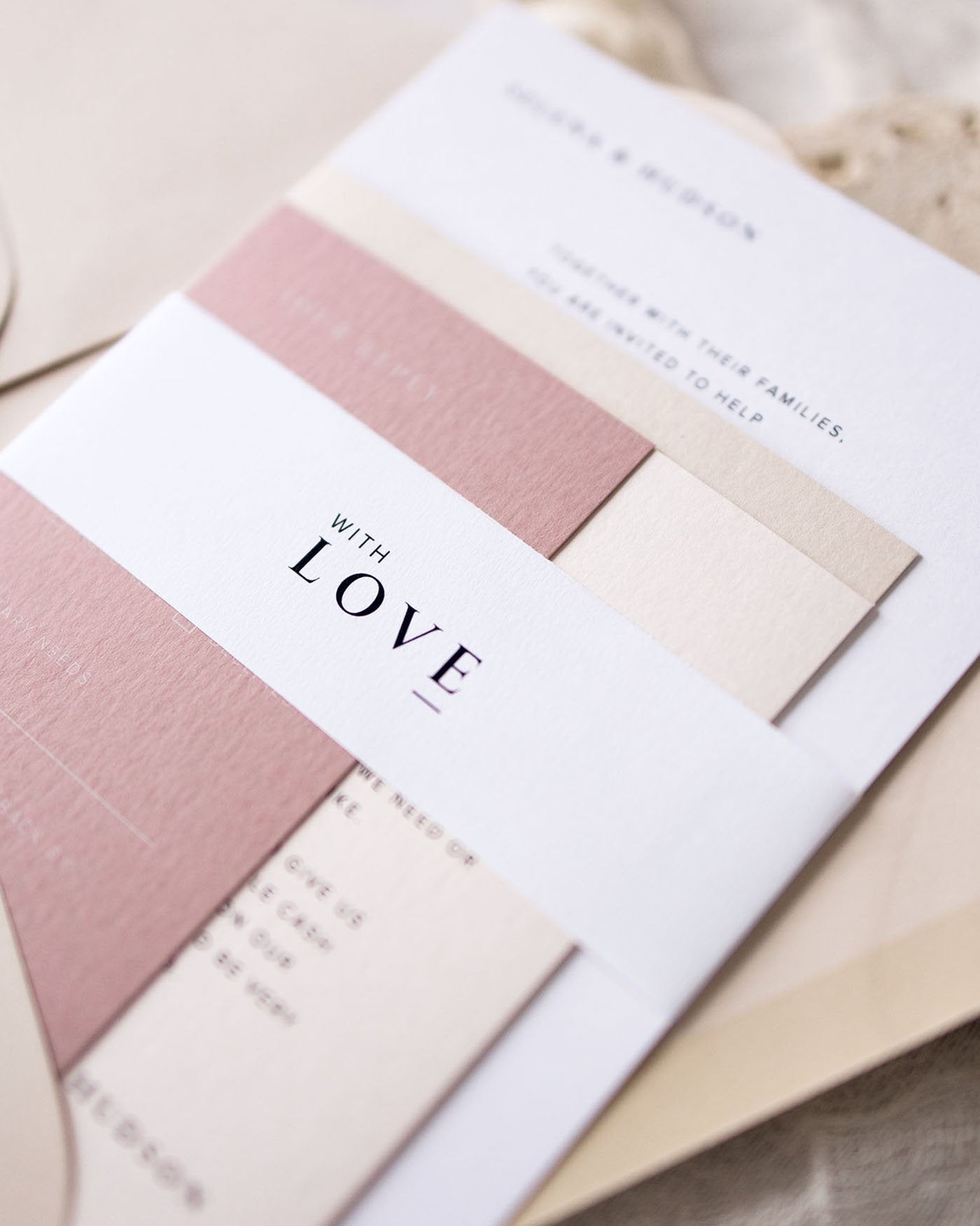 Peppermint Press Stationery Suite Selena Invitation
