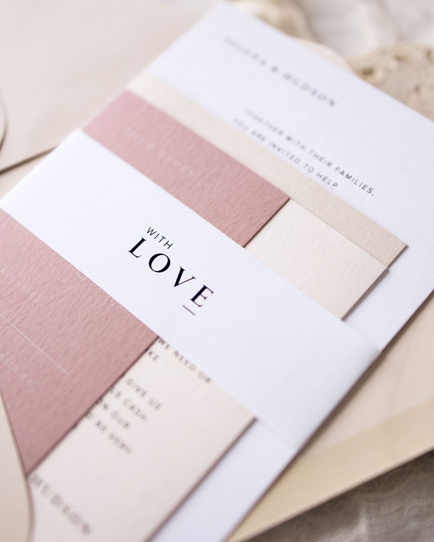 Peppermint Press Stationery Suite Selena Five Card Package