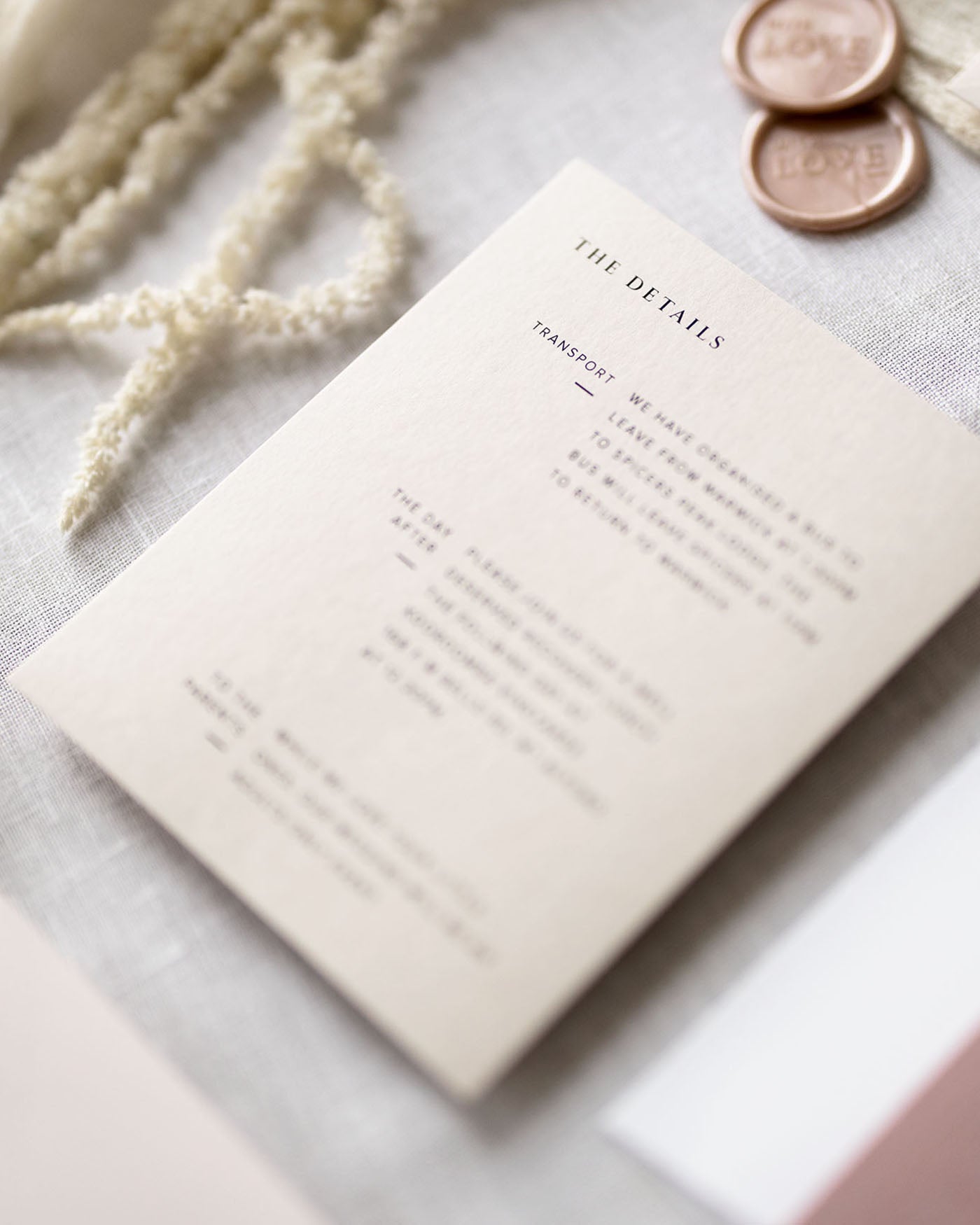 Peppermint Press Stationery Suite Selena Four Card Package