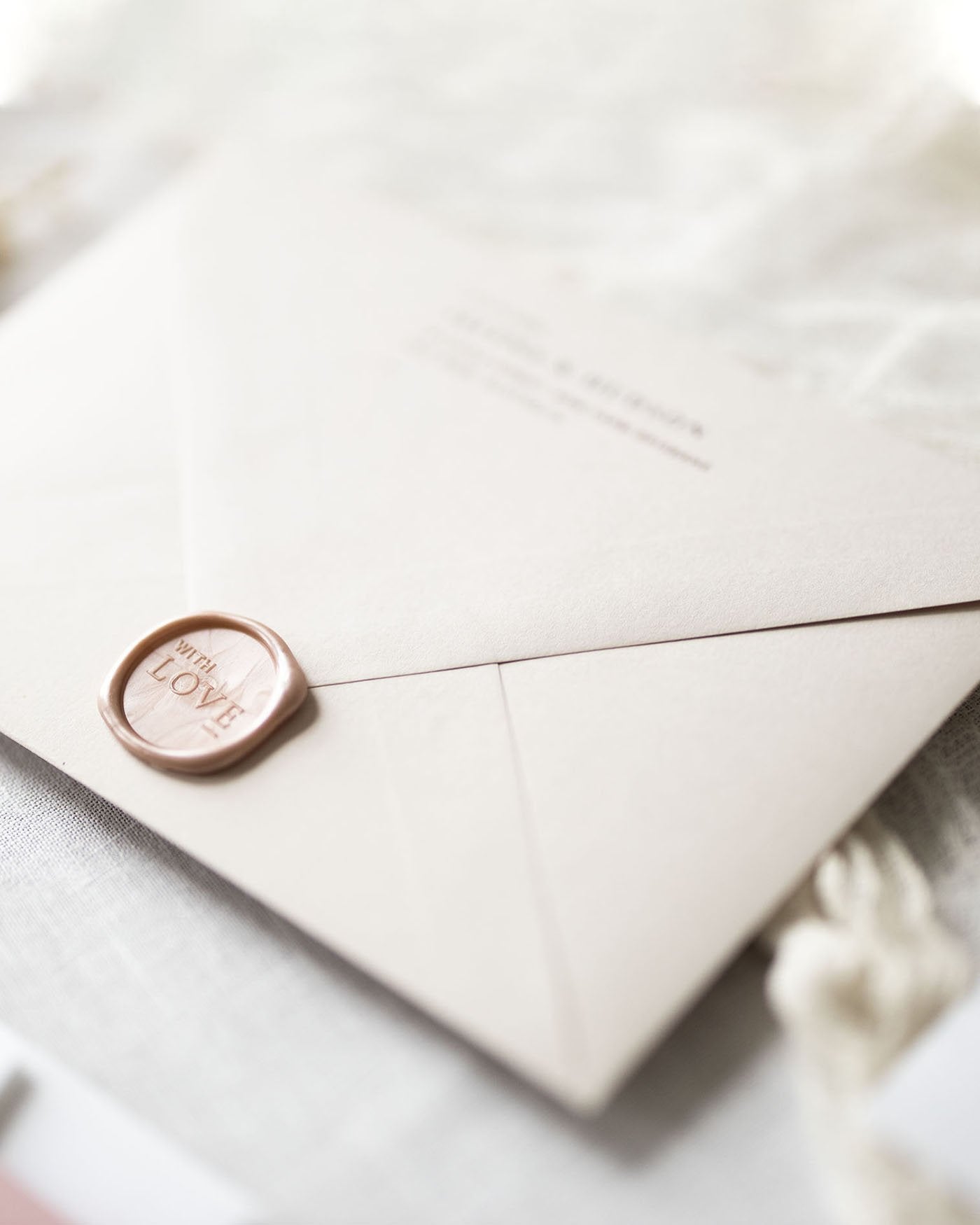 Peppermint Press Stationery Suite Selena Wax Seal