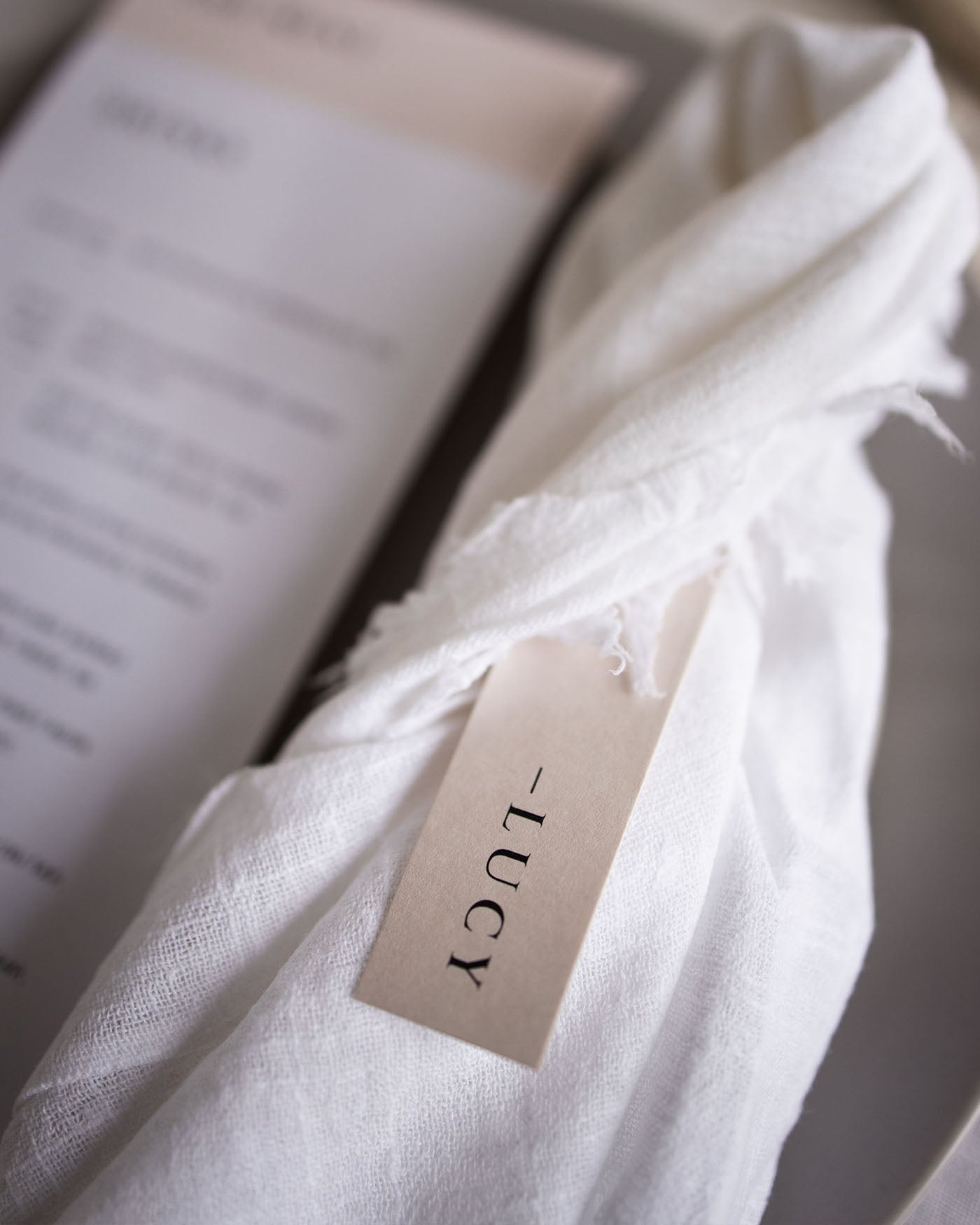 Peppermint Press On the Day Selena Menu Package