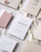 Peppermint Press Stationery Suite Selena Save the Date