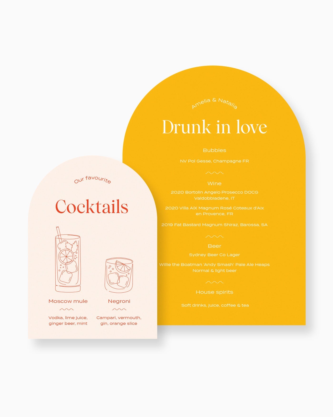 Peppermint Press On the Day Wave Bar Sign