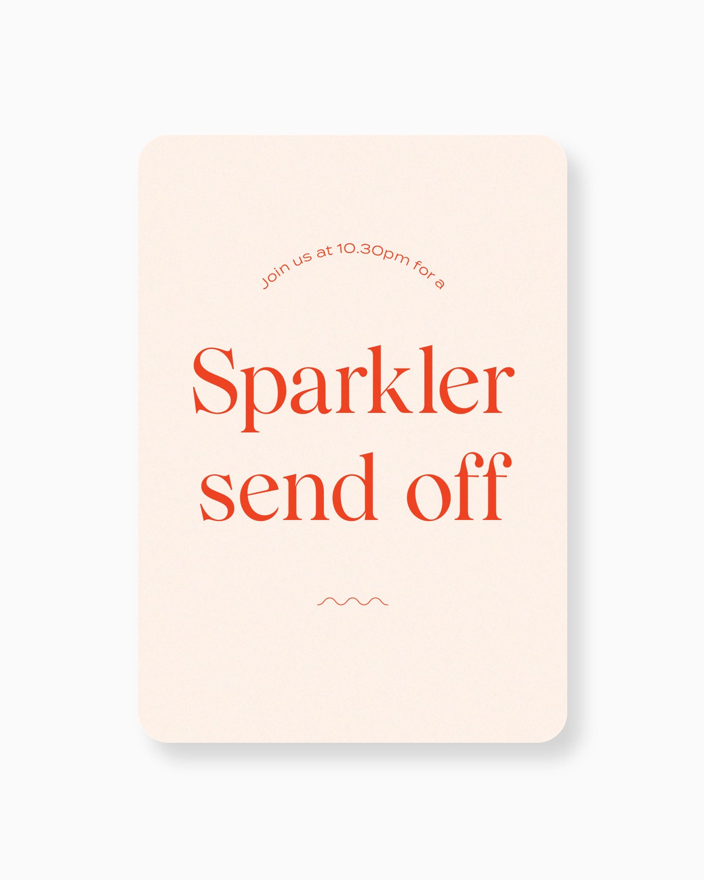 Peppermint Press On the Day Wave Medium Signage Package